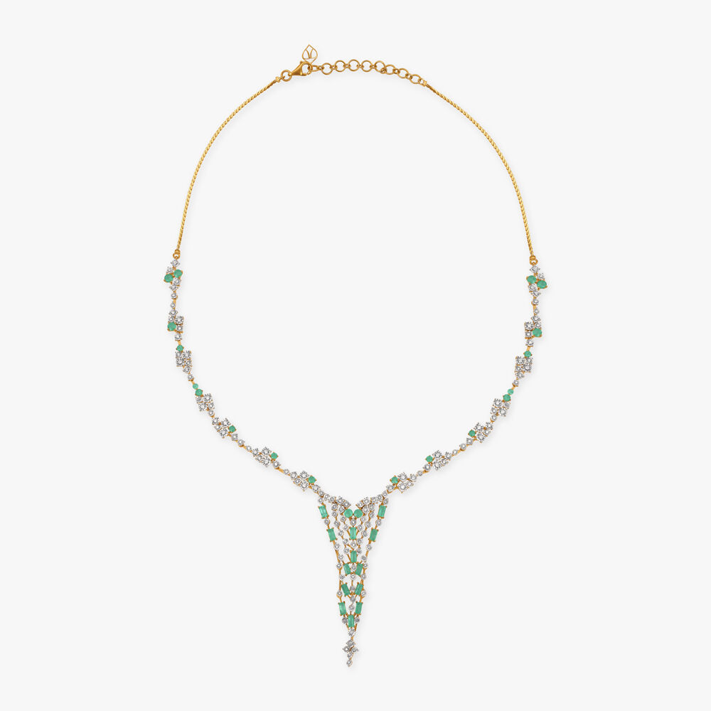 Diamond necklace price in uae sales