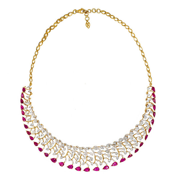 Tanishq Gold Necklace,,hi-res 