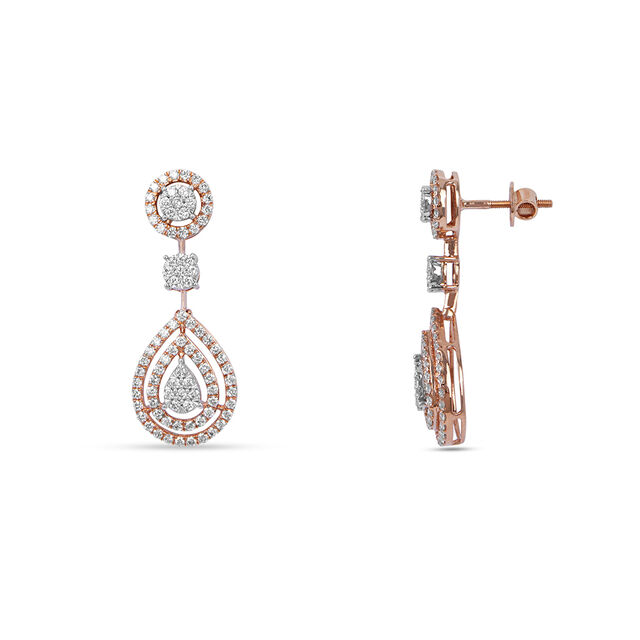 Tanishq 18KT Diamond Necklace Set for Women 7