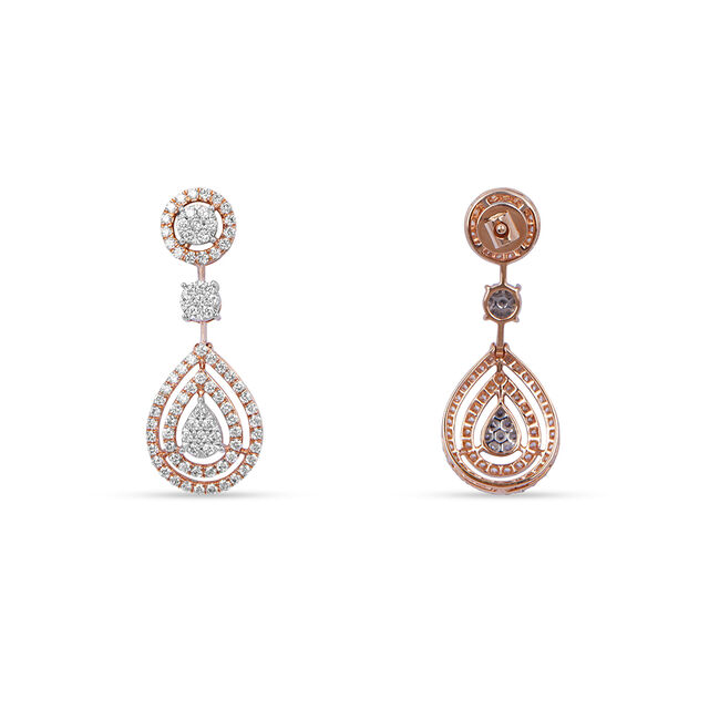 Tanishq 18KT Diamond Necklace Set for Women 8