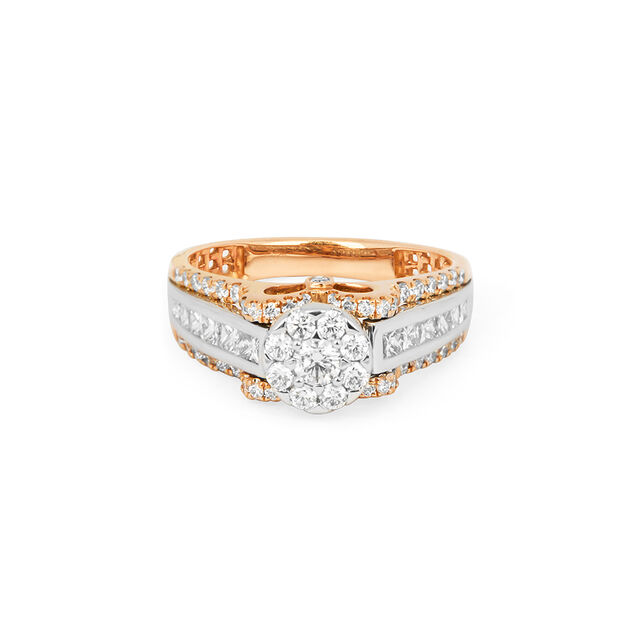 Tanishq 18KT Diamond Finger Ring for Women 
