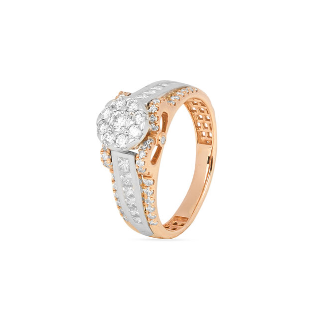 Tanishq 18KT Diamond Finger Ring for Women 2