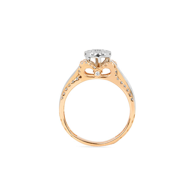 Tanishq 18KT Diamond Finger Ring for Women 3