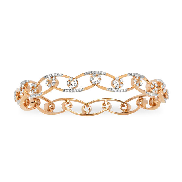 Tanishq 18KT Diamond Bangle for Women 3