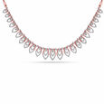 Tanishq 18 KT Diamond Necklace Set for Women 3