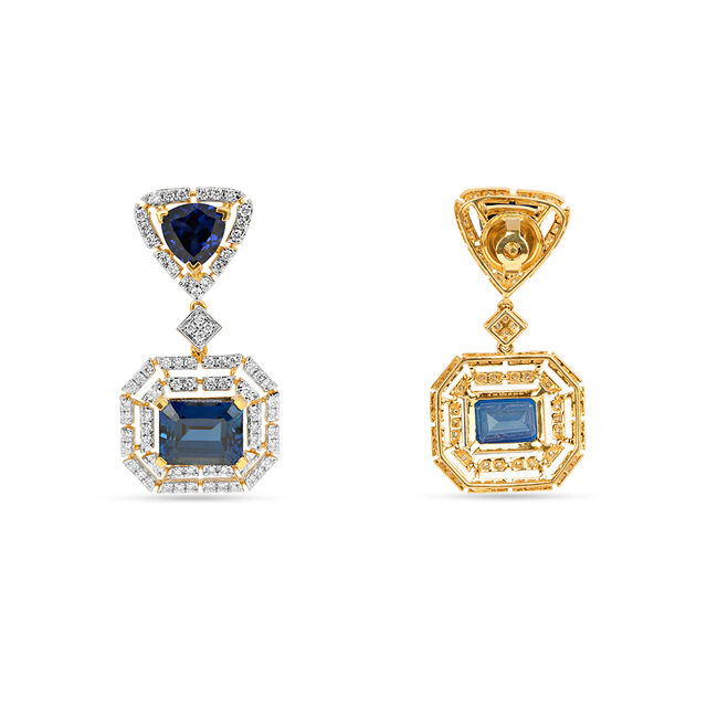 Tanishq 18KT Diamond Necklace Set for Women 4
