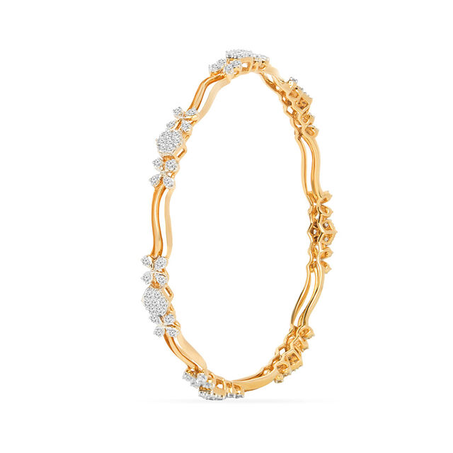 Tanishq 18KT Diamond Bangle for Women 3