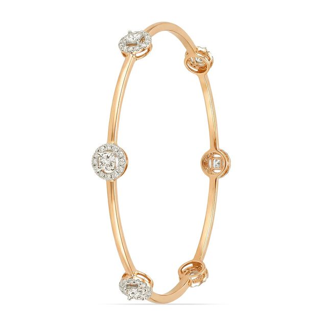 Tanishq 18KT Diamond Bangle for Women 3