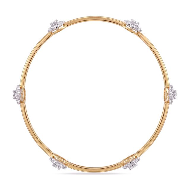 Tanishq 18KT Diamond Bangle for Women 4