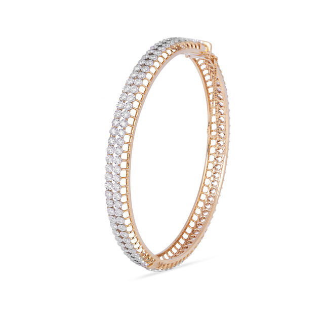 Tanishq 18KT Diamond Bangle for Women 3