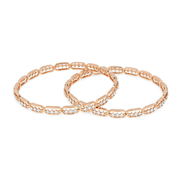 Tanishq 18KT Diamond Bangle for Women 2