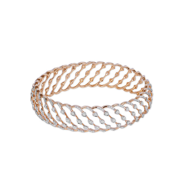 Tanishq 18KT Diamond Bangle for Women 