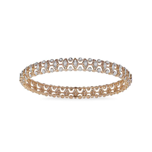 Tanishq 18KT Diamond Bangle for Women 2