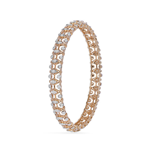 Tanishq 18KT Diamond Bangle for Women 3