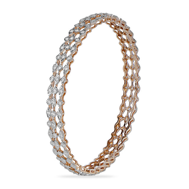 Tanishq 18KT Diamond Bangle for Women 2