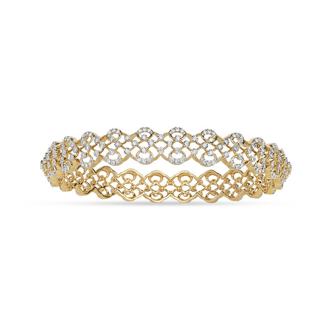 Tanishq 18KT Diamond Bangle for Women 3
