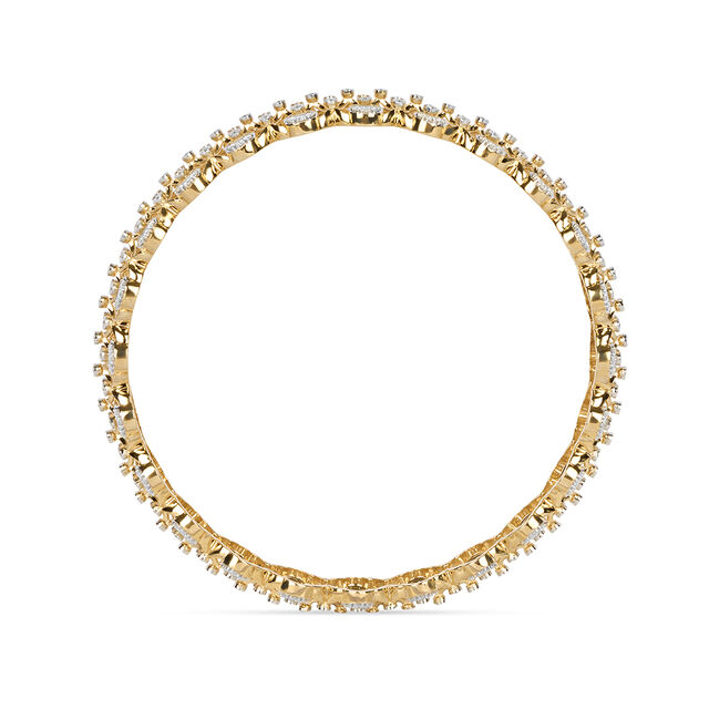 Tanishq 18KT Diamond Bangle for Women 4