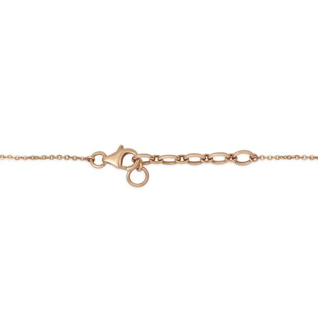 Tanishq 18KT Diamond Pendant with Chain and Earrings Set 3