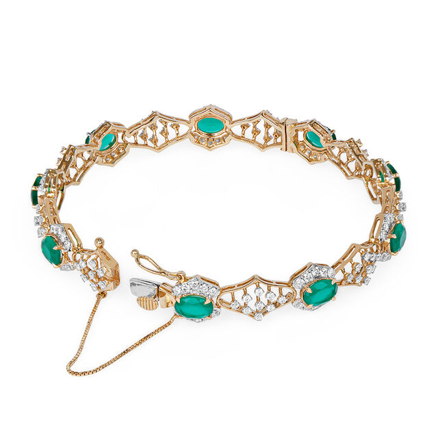 Tanishq 18KT Diamond Bangle for Women 3