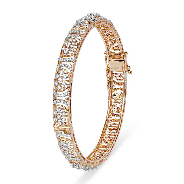 Tanishq 18KT Diamond Bangle for Women 2