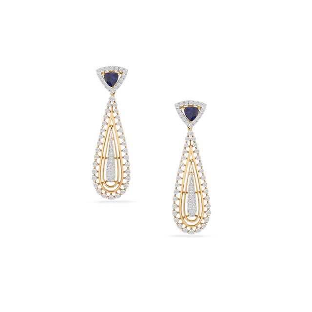 Tanishq 18KT  Gold Neckwear with Earrings for Women 3