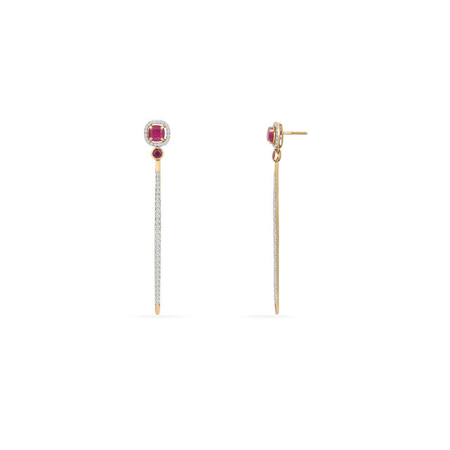 Tanishq 18KT Diamond Earrings 2