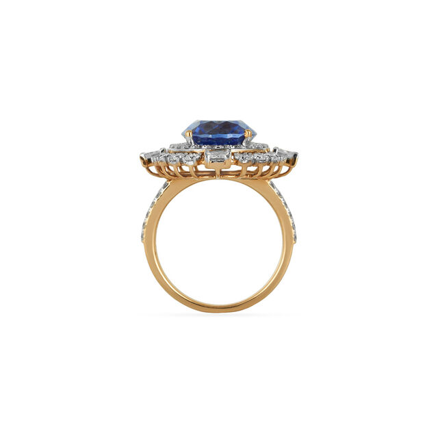 Tanishq 18KT Diamond Finger Ring for Women 5