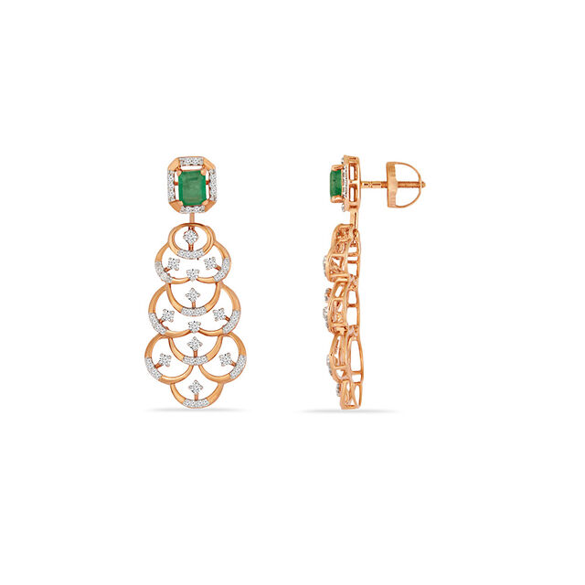 Tanishq 18KT Diamond Necklace Set for Women 5