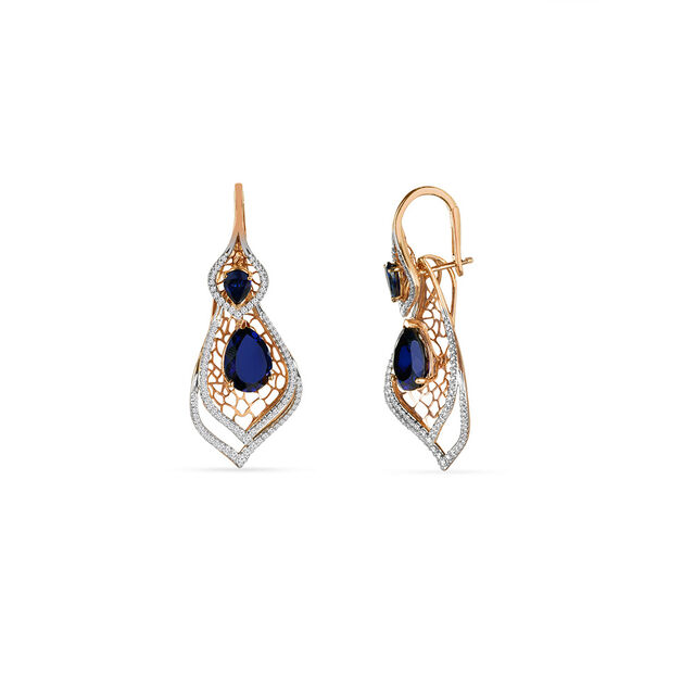 Tanishq 18KT Diamond Drop Earrings for Women 2