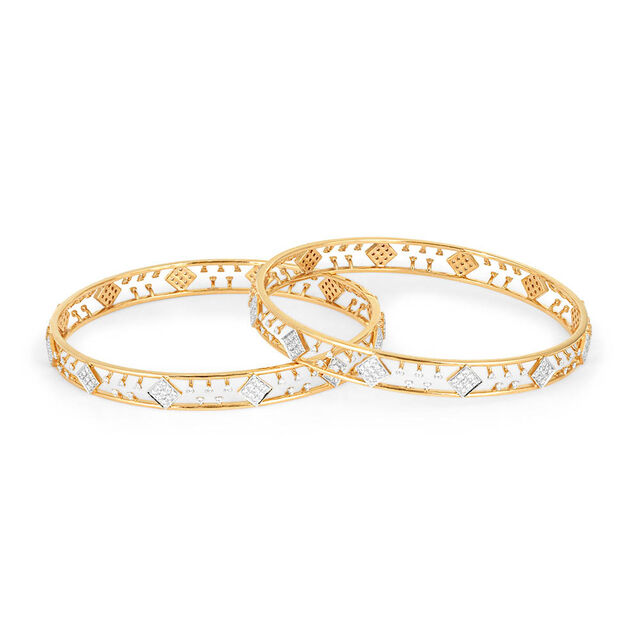Tanishq 18KT Diamond Bangle for Women 5