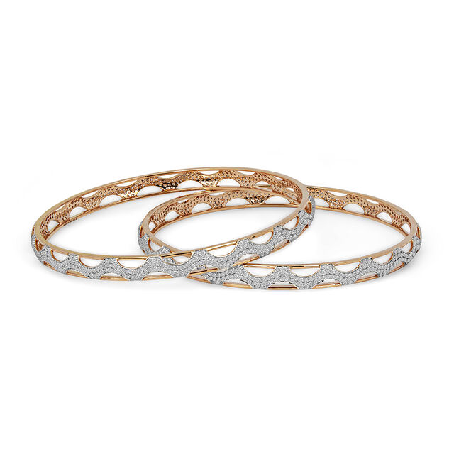 Tanishq 18KT Diamond Bangle for Women 4