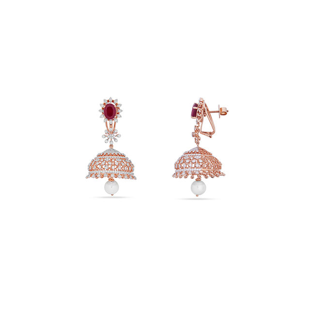 Tanishq 18KT Diamond Earrings for Women 2