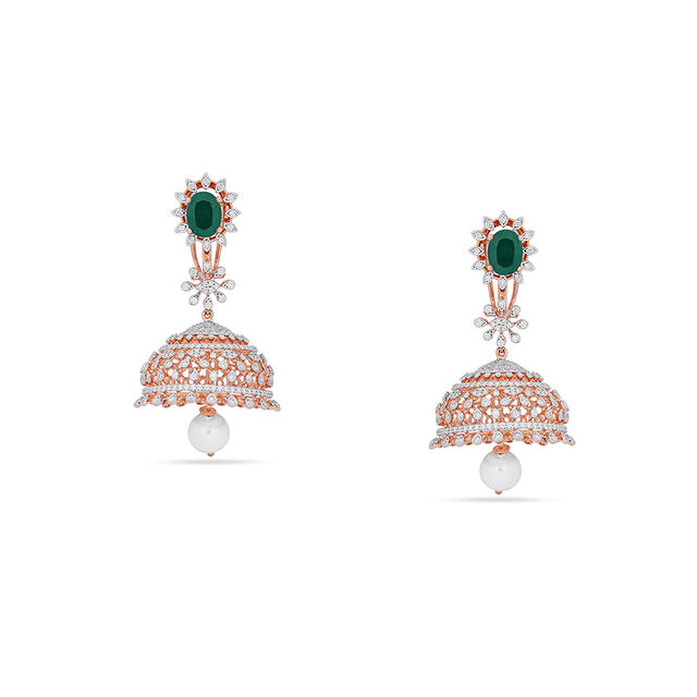 Tanishq 18KT Diamond Earrings for Women 6
