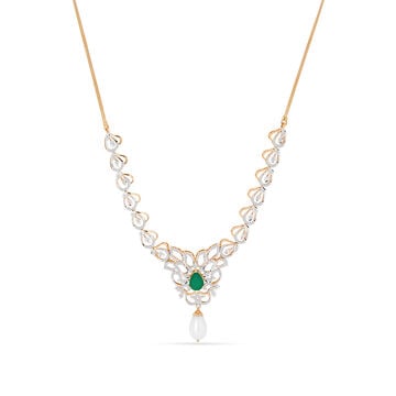 Tanishq 18KT Diamond Necklace for Women