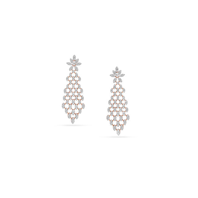 Tanishq 18KT Diamond Necklace Set for Women 4