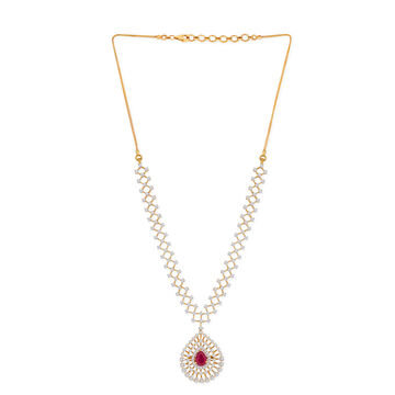 Tanishq 18KT Diamond Necklace for Women