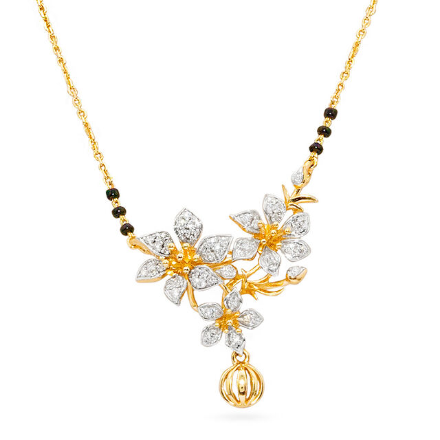 Tanishq 18 KT Diamond Mangalsutra for Women