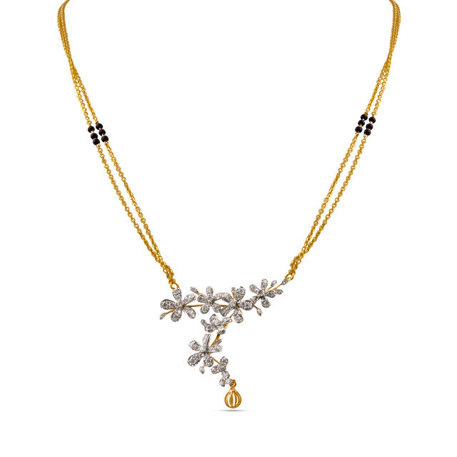 Tanishq 18 KT Diamond Mangalsutra for Women 