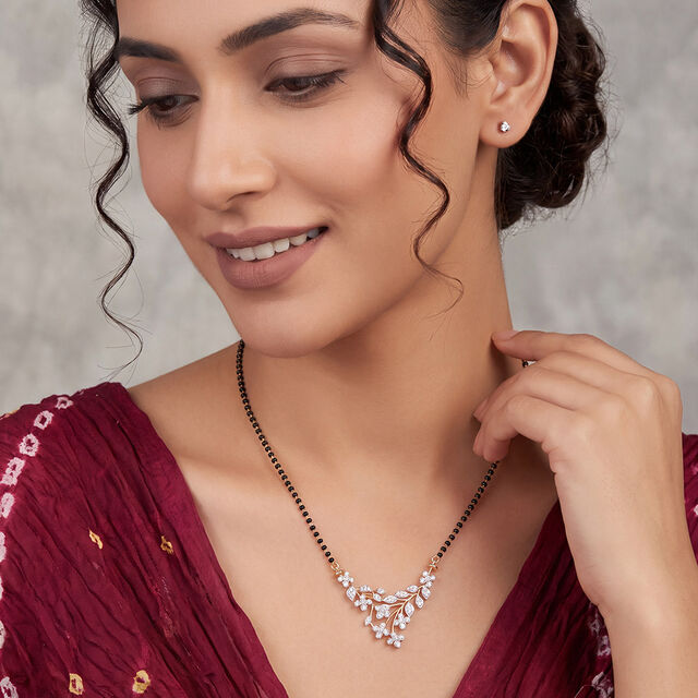 Tanishq 18 KT Diamond Mangalsutra for Women 3