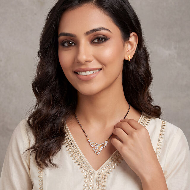 Tanishq 18 KT Diamond Mangalsutra for Women 2