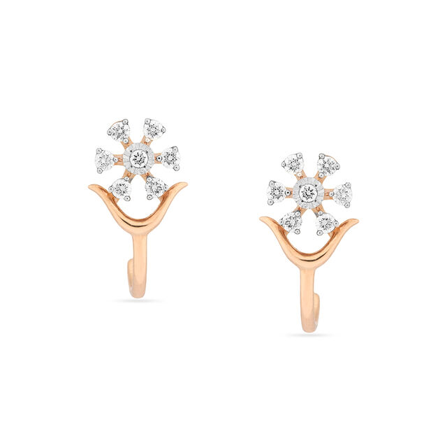 Tanishq 18KT Diamond Nose Pin for Women 