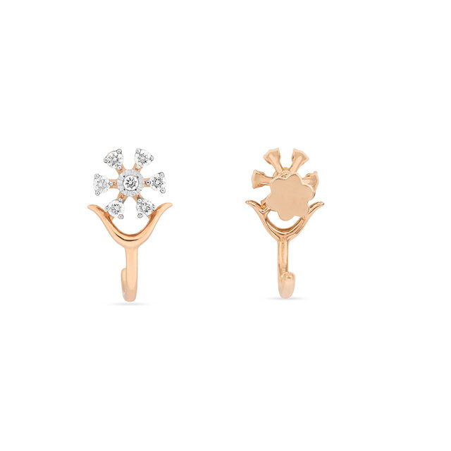 Tanishq 18KT Diamond Nose Pin for Women 4