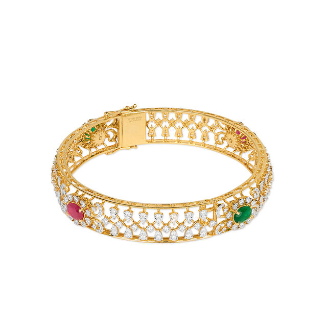 Tanishq 18KT Diamond Bangle for Women 