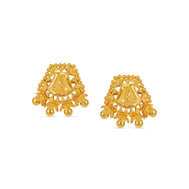 Tanishq 22KT Gold Earrings for Women 