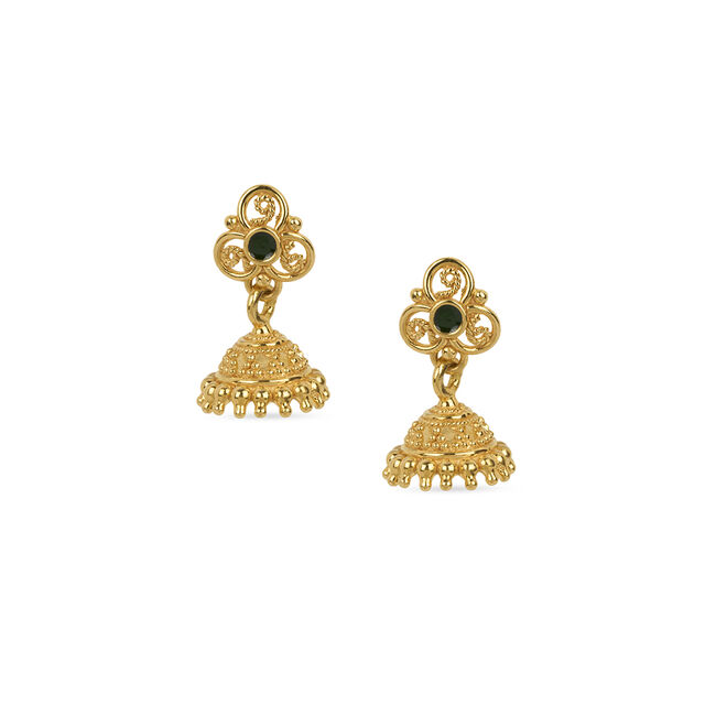 Tanishq 22KT Gold Earrings for Women 