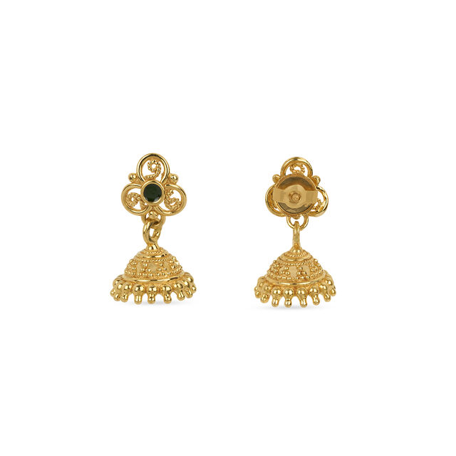 Tanishq 22KT Gold Earrings for Women 4
