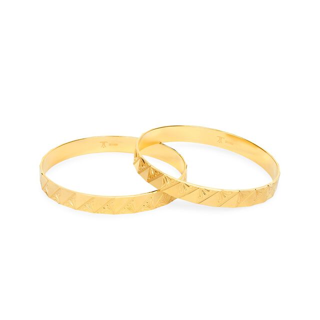 Tanishq 22KT Gold Bangle for Women 4