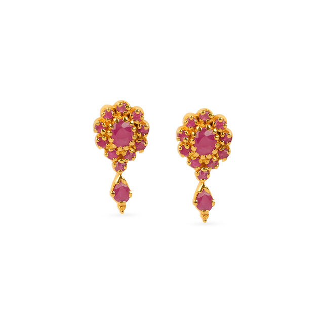 Dwisha Ruby Stud Earrings,,hi-res 