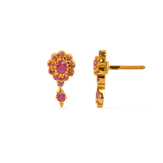 Dwisha Ruby Stud Earrings,,hi-res 2