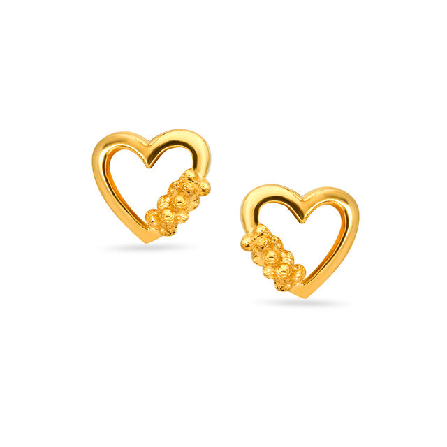 Tanishq 22KT Gold Earrings for Women 